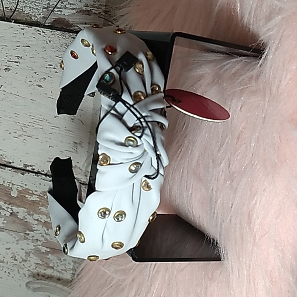 Zaxie Accessories - Zaxie By Stefanie Taylor Lilac Knotted Rhinestone HeadBand